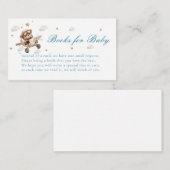 Boeken voor Baby! Teddybeer en vliegtuig Informatiekaartje (Voorkant / Achterkant)