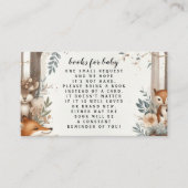 Boeken voor baby ticket bijsluiter kaart (Voorkant)