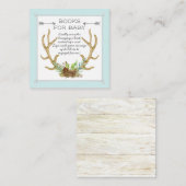 Boeken voor Baby Ticket Boho Deer Antler Forest Wo (Voorkant / Achterkant)