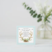 Boeken voor Baby Ticket Boho Deer Antler Forest Wo (Staand voorkant)