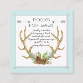 Boeken voor Baby Ticket Boho Deer Antler Forest Wo