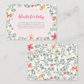 Boeken voor baby tropical Baby shower Insert Kaart (Voorkant / Achterkant)