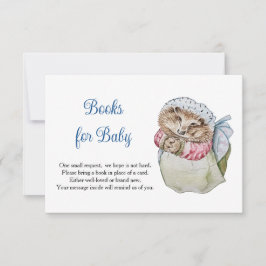 Boeken voor baby van mevrouw Tiggy Winkle RSVP Kaartje
