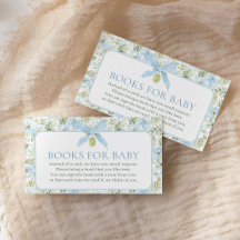 Boeken voor baby vintage bloemen blauwe strik baby