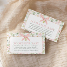 Boeken voor baby vintage bloemen roze strik baby s