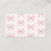 Boeken voor baby Wildflower pink Bow  Informatiekaartje (Achterkant)