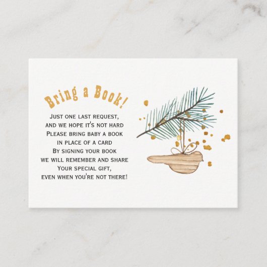 Boeken voor baby winter brengen een boek insert ka informatiekaartje (Voorkant)