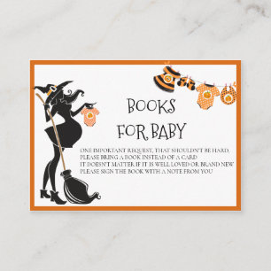 Boeken voor Baby Witch Halloween Informatiekaartje
