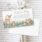 Boeken voor Baby Woodland Forest Animals Baby show Informatiekaartje