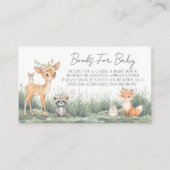Boeken voor Baby Woodland Forest Animals Baby show Informatiekaartje (Voorkant)