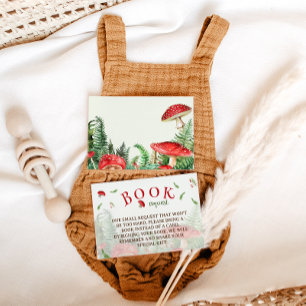 Boeken voor Baby Woodland Forest Mushroom Informatiekaartje