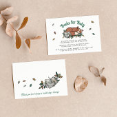 Boeken voor Baby Woodland Storybook Boek Aanvraag Informatiekaartje