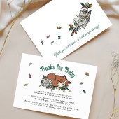 Boeken voor Baby Woodland Storybook Boek Aanvraag Informatiekaartje