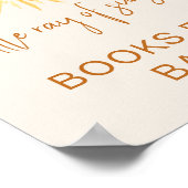 Boeken voor baby Zon-thema baby shower bord Poster (Hoek)