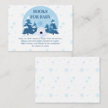 Boeken voor babyfeestje 'Een klein sneeuwvlokje'