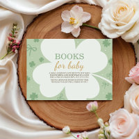 Boeken voor babykaart met geluksbrenger