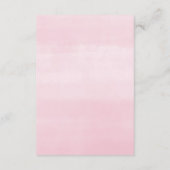 Boeken voor babymeisje Halloween baby shower Informatiekaartje (Achterkant)