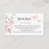Boeken voor babymeisjes informatiekaartje (Voorkant)