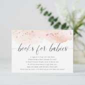 Boeken voor baby's met tweelingmeisjes waterverf w informatiekaartje (Staand voorkant)