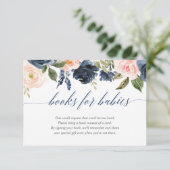 Boeken voor baby's tweeling meisjes roze blauw boe informatiekaartje (Staand voorkant)