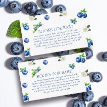 Boeken voor baby's voor bosbessen baby shower