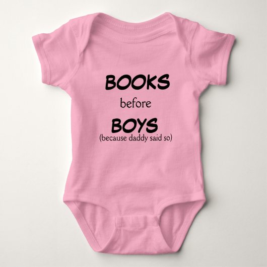 Boeken voor Boys - Baby Bodysuit (Voorkant)