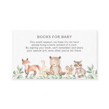 Boeken voor Cute Woodland Animals voor Baby shower