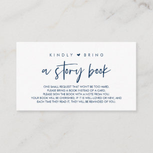 Boeken voor de baby, alsjeblieft, breng een boek N Informatiekaartje