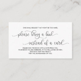 Boeken voor de baby, de Moderne Hand Verlaten Zwar Informatiekaartje