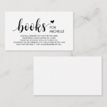 Boeken voor de baby, Moderne Cute Black Script Enc