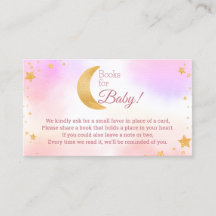 Boeken voor de baby Over de Maan Meisje Baby Showe