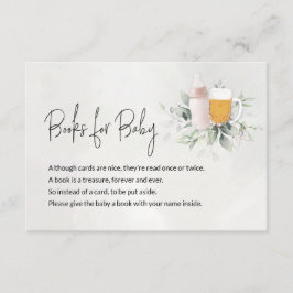 Boeken voor de Kaart van het Bericht van de Baby -