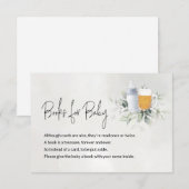 Boeken voor de Kaart van het Bericht van de Baby A (Voorkant / Achterkant)