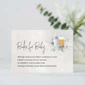 Boeken voor de Kaart van het Bericht van de Baby A (Staand voorkant)