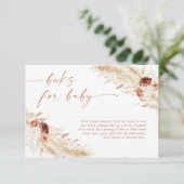 Boeken voor de Kaart van het Verzoek van de Baby | (Staand voorkant)