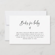 Boeken voor de Kaart van het Verzoek van de Baby s