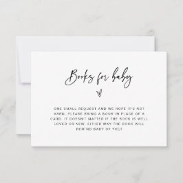 Boeken voor de Kaart van het Verzoek van de Baby s