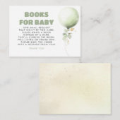 Boeken voor de Kaart van het Verzoek van de Baby s (Voorkant / Achterkant)