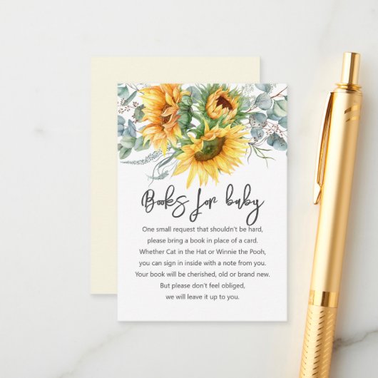 Boeken voor de Kaart voor het aanvragen van Baby z (Voorkant / Achterkant in situ)