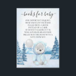 Boeken voor de kerstwinter van Baby Teddy Bear Informatiekaartje<br><div class="desc">Dit ontwerp kan op het gebied worden gepersonaliseerd dat door de foto en/of tekst te veranderen wordt verstrekt. Of het kan worden aangepast door te klikken deze Sjabloon personaliseert en dan de klik te kiezen om verdere optie aan te passen en de kleur van de achtergrond te schrappen of te...</div>