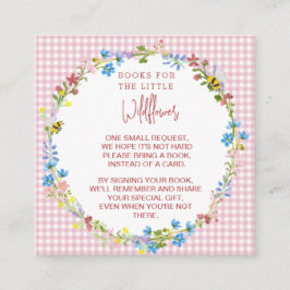 Boeken voor de kleine wilde bloem - Enclosure Kaar Informatiekaartje