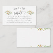 Boeken voor de Waterverf van Babee Floral Baby sho Informatiekaartje (Voorkant / Achterkant)