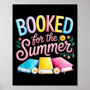 Boeken voor de zomer lezen Boeken Liefhebber Liter Poster