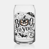 Boeken voor Halloween Blikvorm Glas (Voorkant)