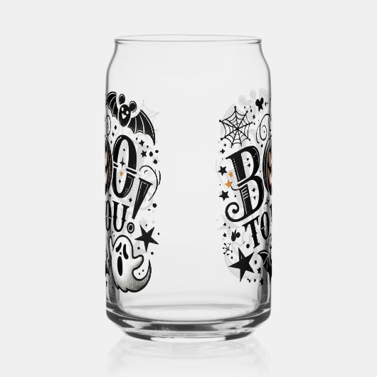 Boeken voor Halloween Blikvorm Glas (Rechts)