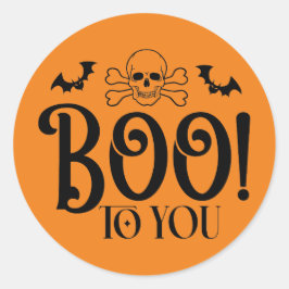 Boeken voor Halloween Sticker
