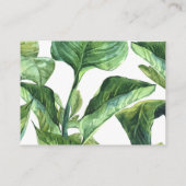 boeken voor het aanvragen van baby tropische blade informatiekaartje (Achterkant)