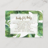 boeken voor het aanvragen van baby tropische blade informatiekaartje (Voorkant)