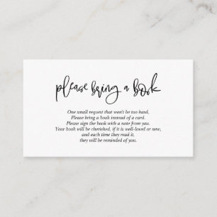 Boeken voor het baby, Creative Zwarte Manuscript Informatiekaartje