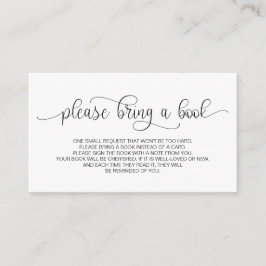 Boeken voor het baby, HandZwart Manuscript Informatiekaartje